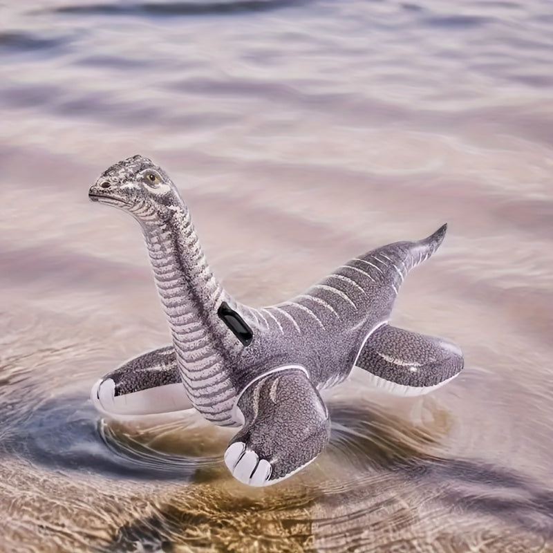 Durable PVC Realistic Dinosaur Inflatable Water Toy Grey