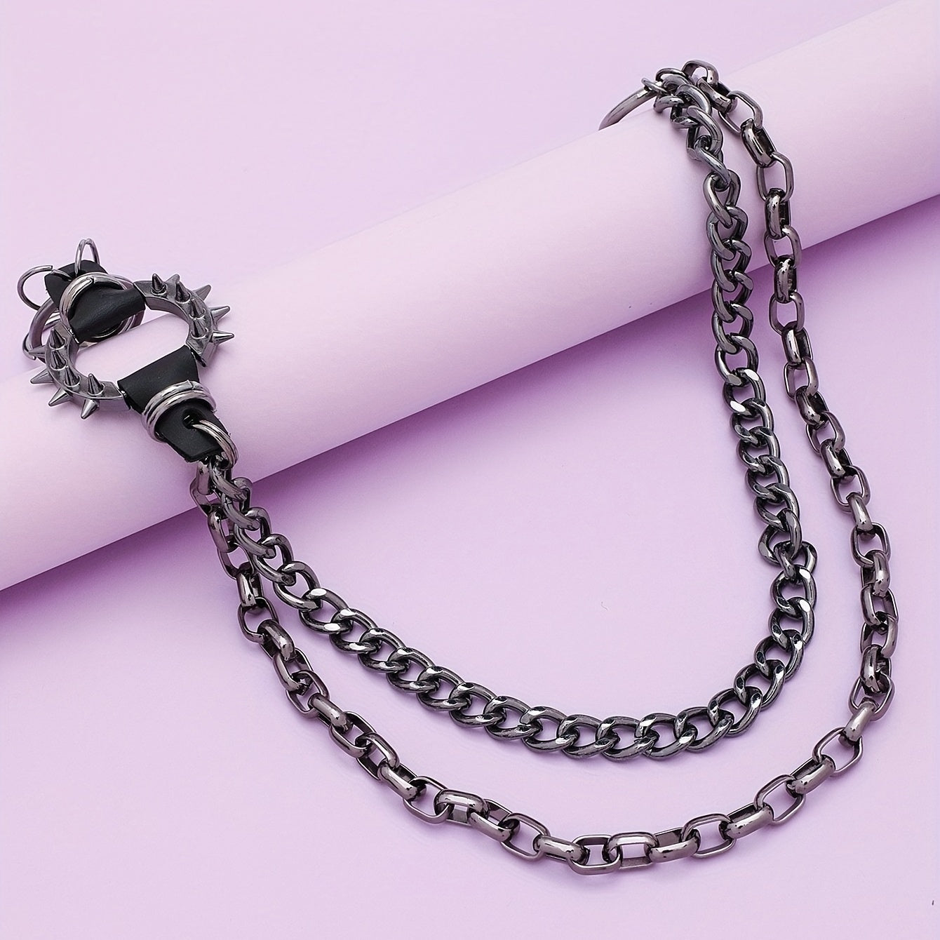 Retro Metal Punk Rock Hip Hop Chain Keychain Men