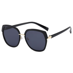 Polygon Women's Sunshade Sunglasses with Zipper Case
