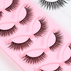 3D Thick False Eyelashes Cat Eye Fluffy Lashes C Curling Lashes