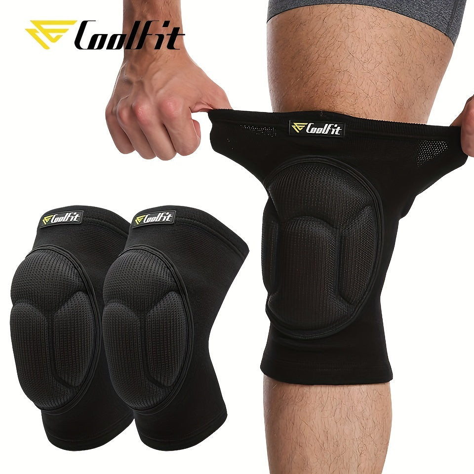 2pcs Knee Pads Sponge Padded Collision Avoidance for Sports Volleyball Gym