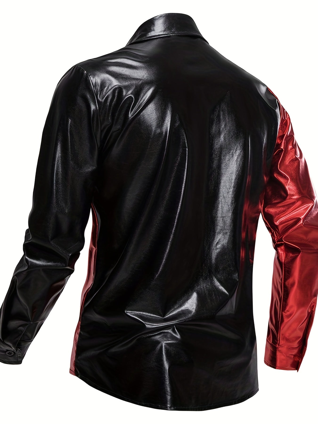Men's Contrast Casual Shirt Long Sleeve Regular Fit