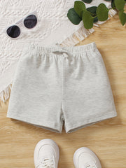 Girls' Drawstring Casual Shorts - Elastic Waist Summer Bottoms