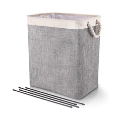 Collapsible Laundry Basket Hamper with Easy Carry Handles
