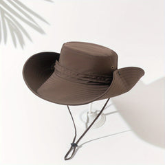 Fashionable Pure Rope Big Brim Hat Outdoor Sun Protection Fisherman Hat