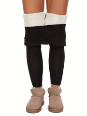 Fleece Lined Yoga Leggings High Stretch Warm Sports Tight Pants