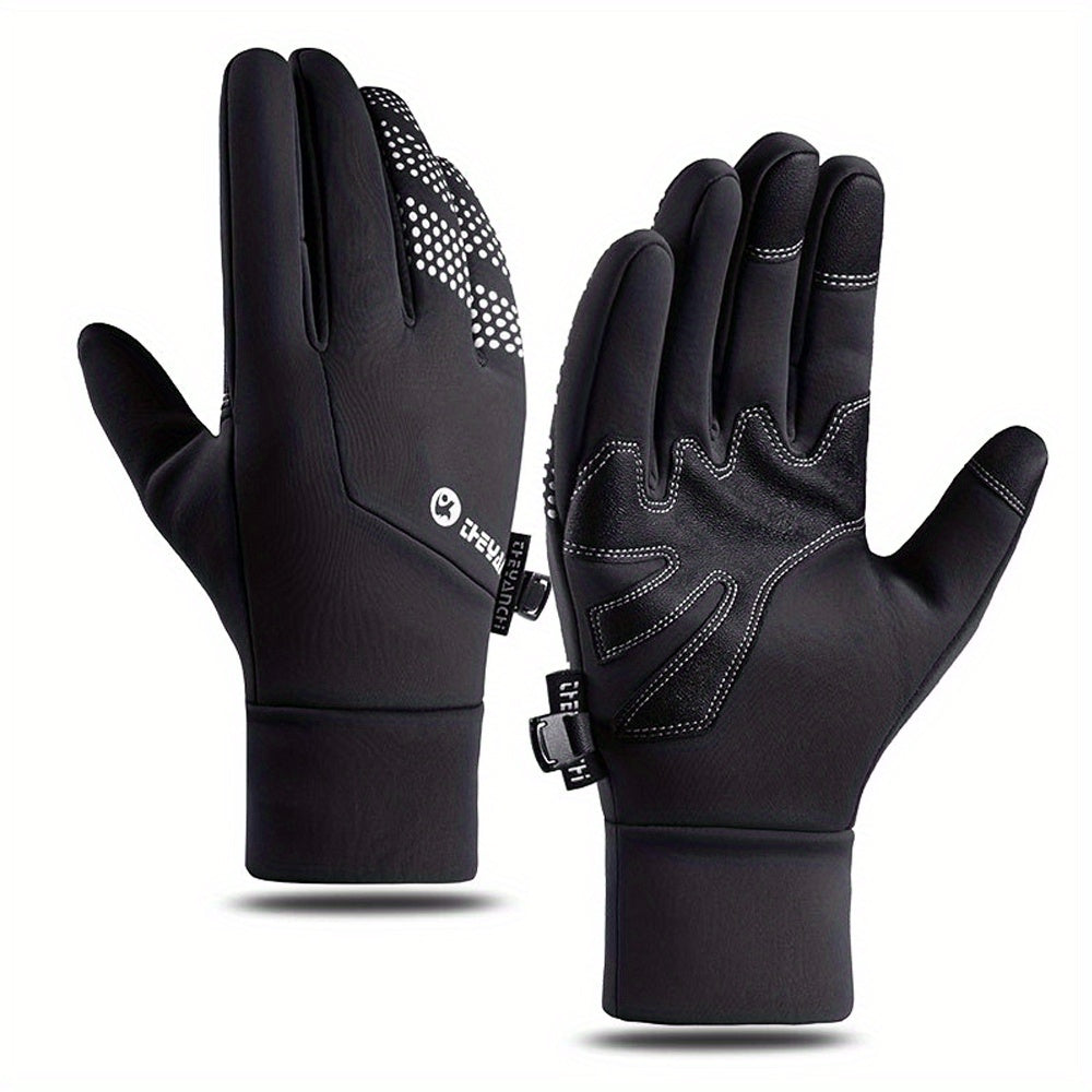 Men's Winter Windproof Waterproof Warm Touch Screen Gloves
