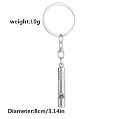 Survival Whistle Keychain Portable Life saving Whistle Car Key Chain