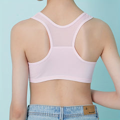 Girl's Sports Bra No Steel Ring No Trace Elastic Underwear