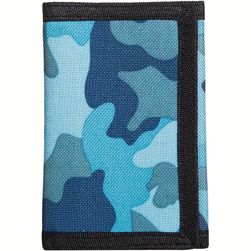 Kids Camouflage Wallet RFID Trifold Sports Outdoor Wallet