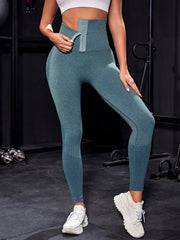 Tummy Control Yoga Pants High Stretch Solid Running Sports Leggings