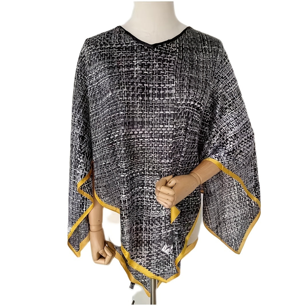 Oversized Shawl Windproof Wrap Women's Beach Towel