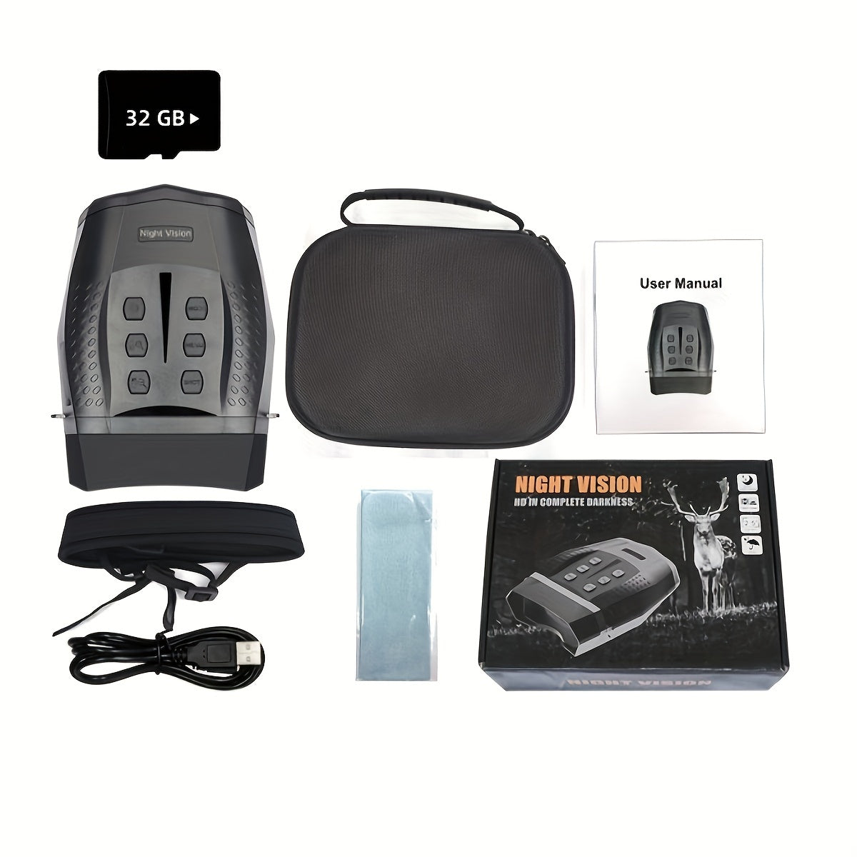 Night Vision Binoculars Military With Camera For Deer Surveillance