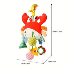Polyester Fiber Hanging Toy with Bell Lightweight Portable