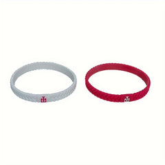 2pcs Sports Silicone Bracelets With Letters