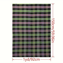 1pc Faux Cotton Fabric Diy Clothes Dress Pants Quilting Material 1 Yard