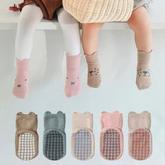 Baby Boys Cartoon Floor Socks Non slip Toddler Socks