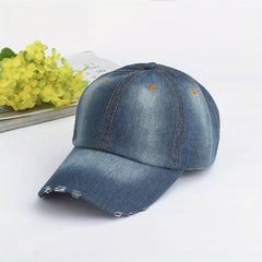 Unisex Sunshade Baseball Cap With Letter Embroidery