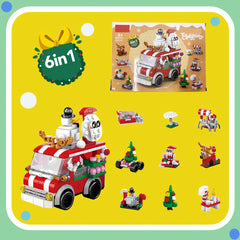 273pcs Christmas Truck Building Blocks - Festive Holiday Gift for Youngsters