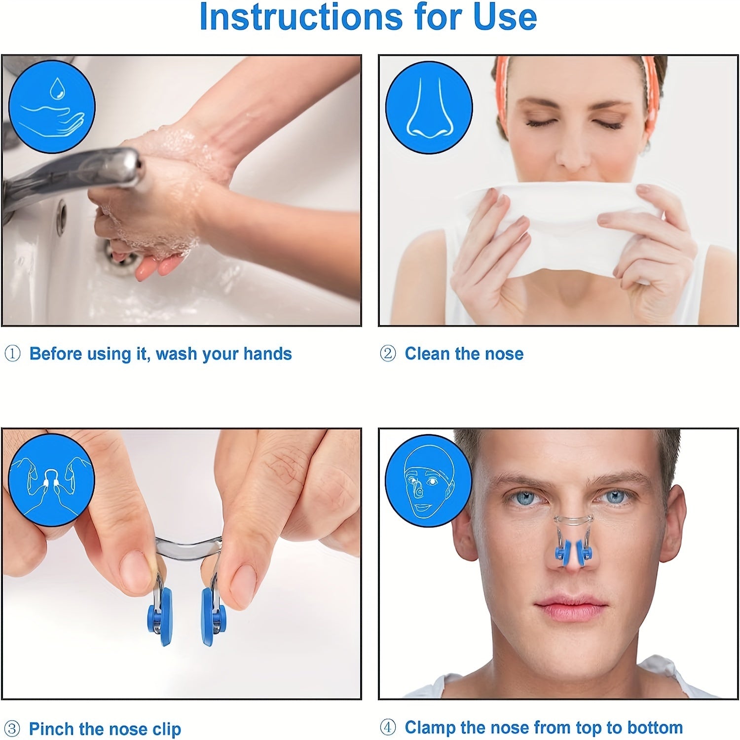 10pcs Mixed Silicone Swimming Nose Clips - Waterproof Nose Clips