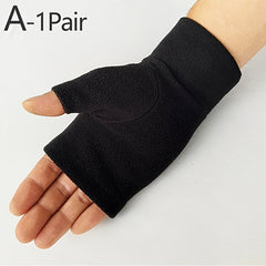 Outdoor Half Finger Gloves Winter Warm Gloves
