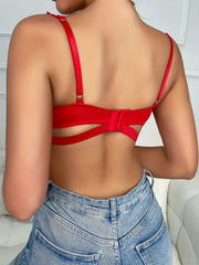 Lace Push Up Bra Cut Out Lingerie