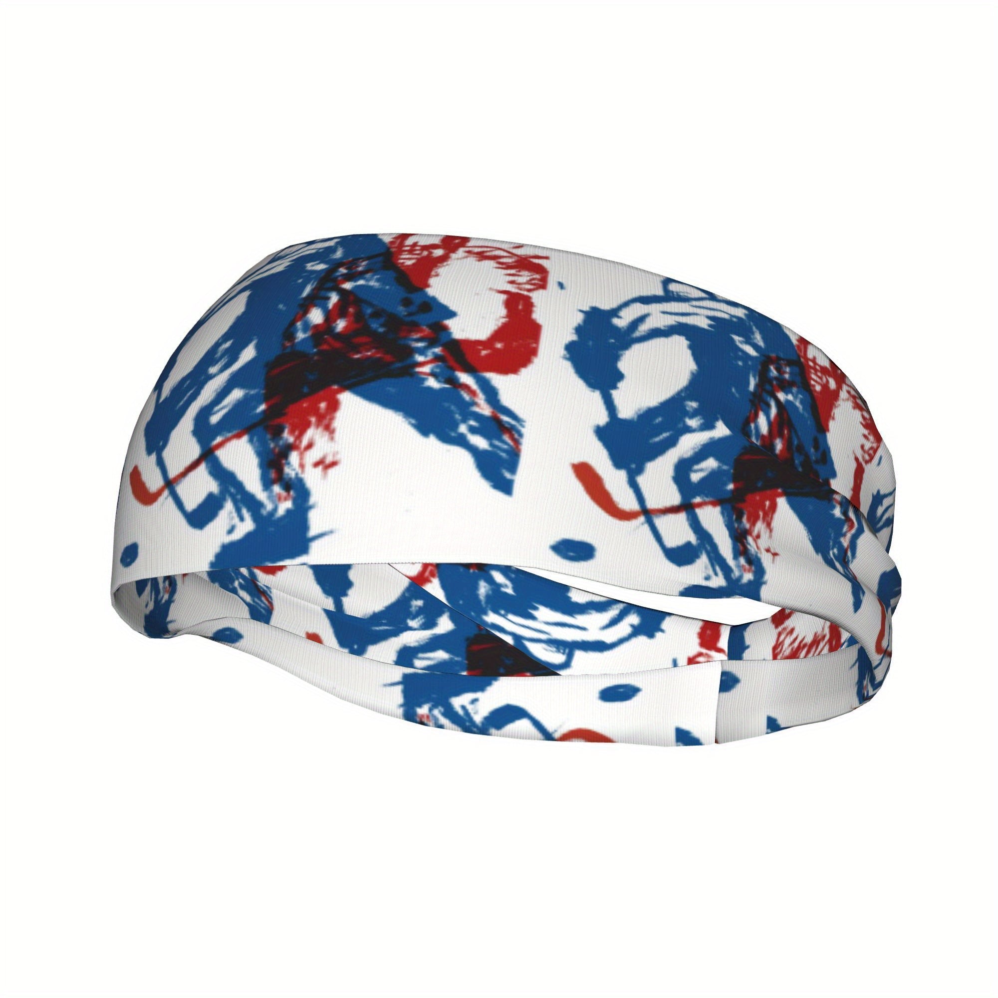 Stretchy Abstract Headband for Yoga Gym Running - M