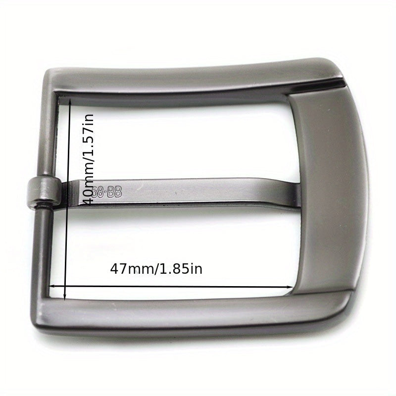 40mm Zinc Alloy Men's Belt Buckle for Leather Craft Jeans and Webbing