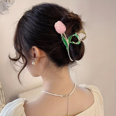 1pc Tulip Hair Claw Clip for Women Girls