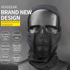Full Face Mask Balaclava Cap Motorcycle Airsoft Paintball Headgear