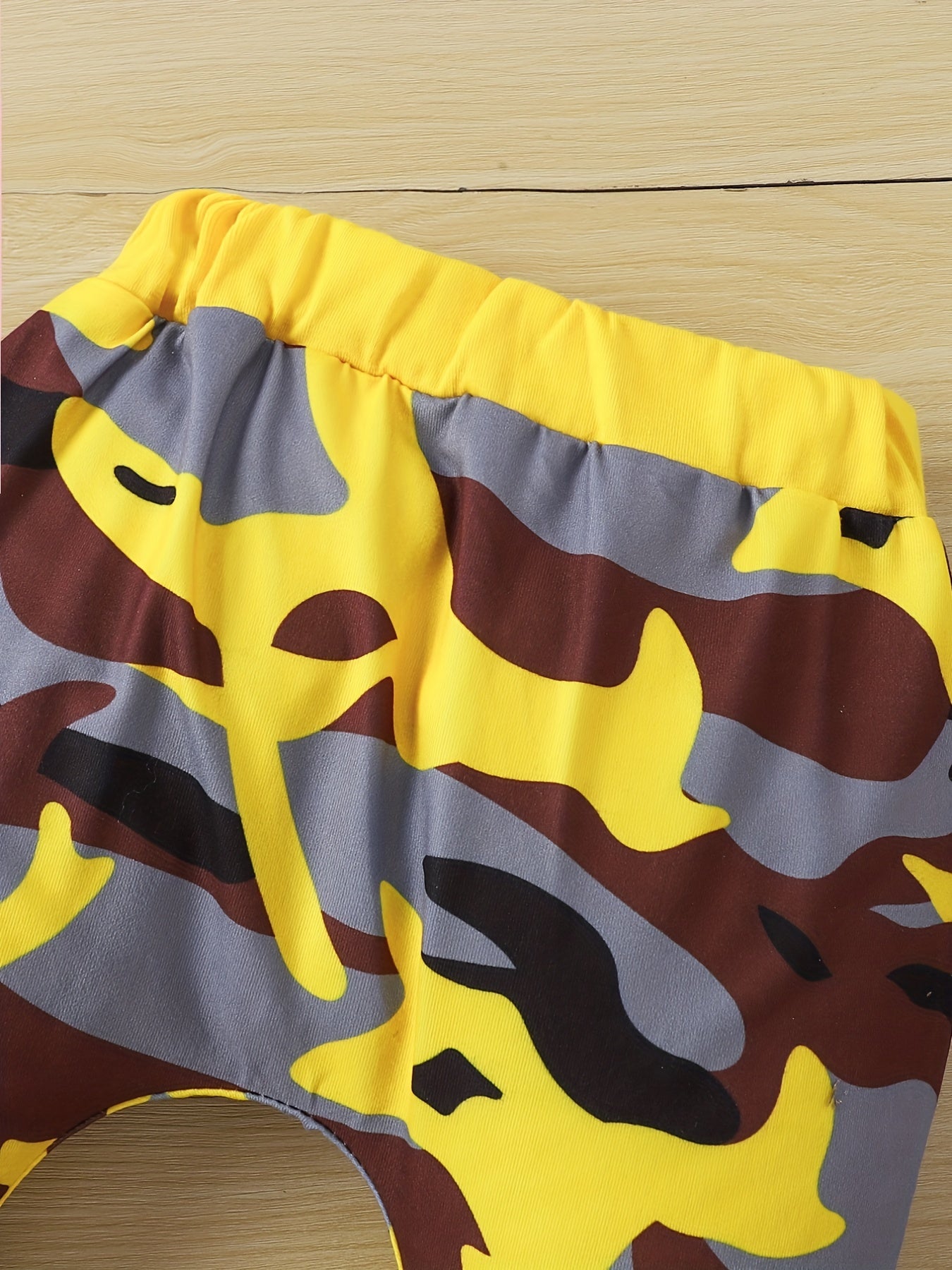 Baby Girls Camo Print Long Pants 2pcs Trousers