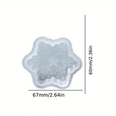 Christmas Snow Candle Silicone Mold Gypsum Aromatherapy Decoration