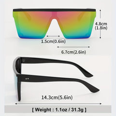 Large Frame Men's Sunglasses UV Resistant Eye Protection
