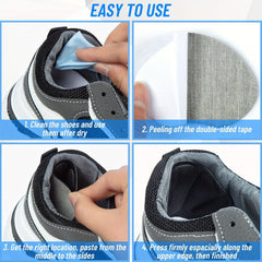 Self Adhesive Heel Cushion Pads Prevent Shoes Too Big For Women Men