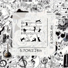 50pcs Waterpoof Graffiti Stickers for Suitcases Laptop Helmet Scrapbook DIY