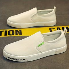 Men's Canvas Slip-On Sneakers Comfortable Breathable Shoes