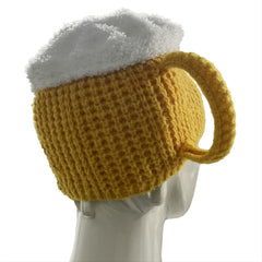 3D Beer Cup Hats Beanie Winter Anti Cold Warm Unisex Hairline Cap