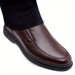 Men's PU Leather Loafer Shoes Non-slip Slip On Shoes