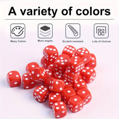 10pcs Game Dices Set for Tabletop Board Games