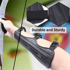 1pc Retro Style Archery Arm Guard Adjustable COS Prop Arm Guard