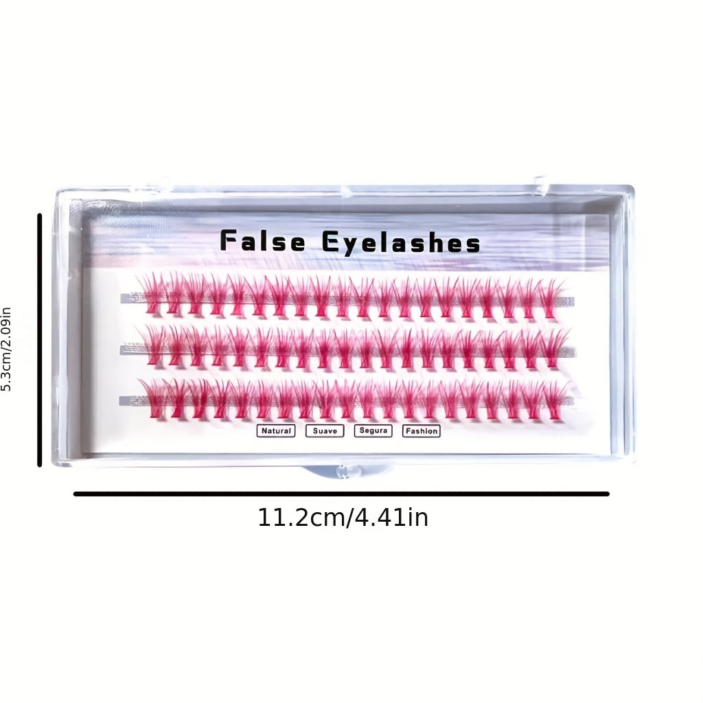 Colorful Lash Clusters 180 Pcs 12mm 30D Curl DIY Eyelash Extensions