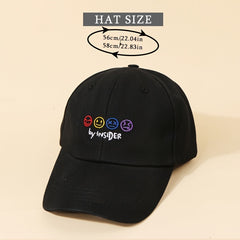 Insider Four Expressions Baseball Cap Cotton Casual Sun Visor Hats Man Unisex