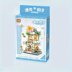 Mini Street View Micro Building Blocks DIY Model Construction Toys