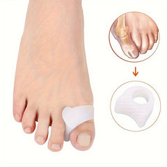 Toe Separators for Bunions and Crooked Toes - Set of 4 Gel Straighteners