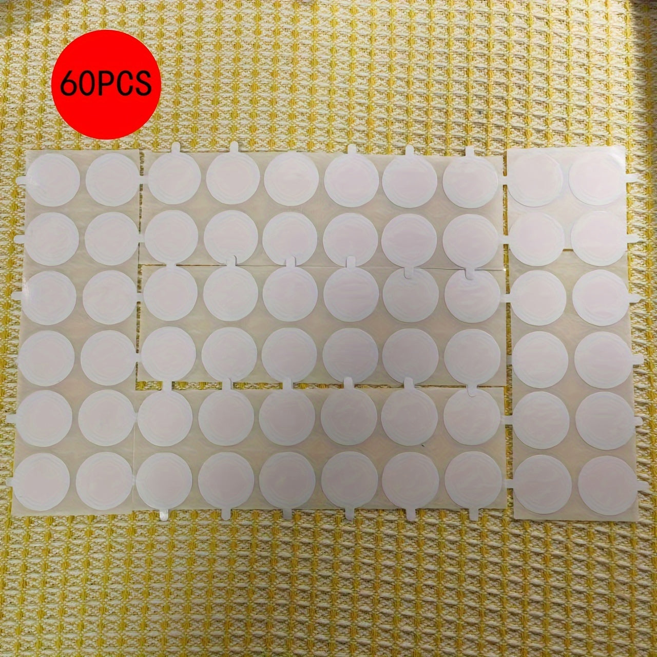 60pcs Double Sided Wax Seal Backing Stickers for Stamping Coins