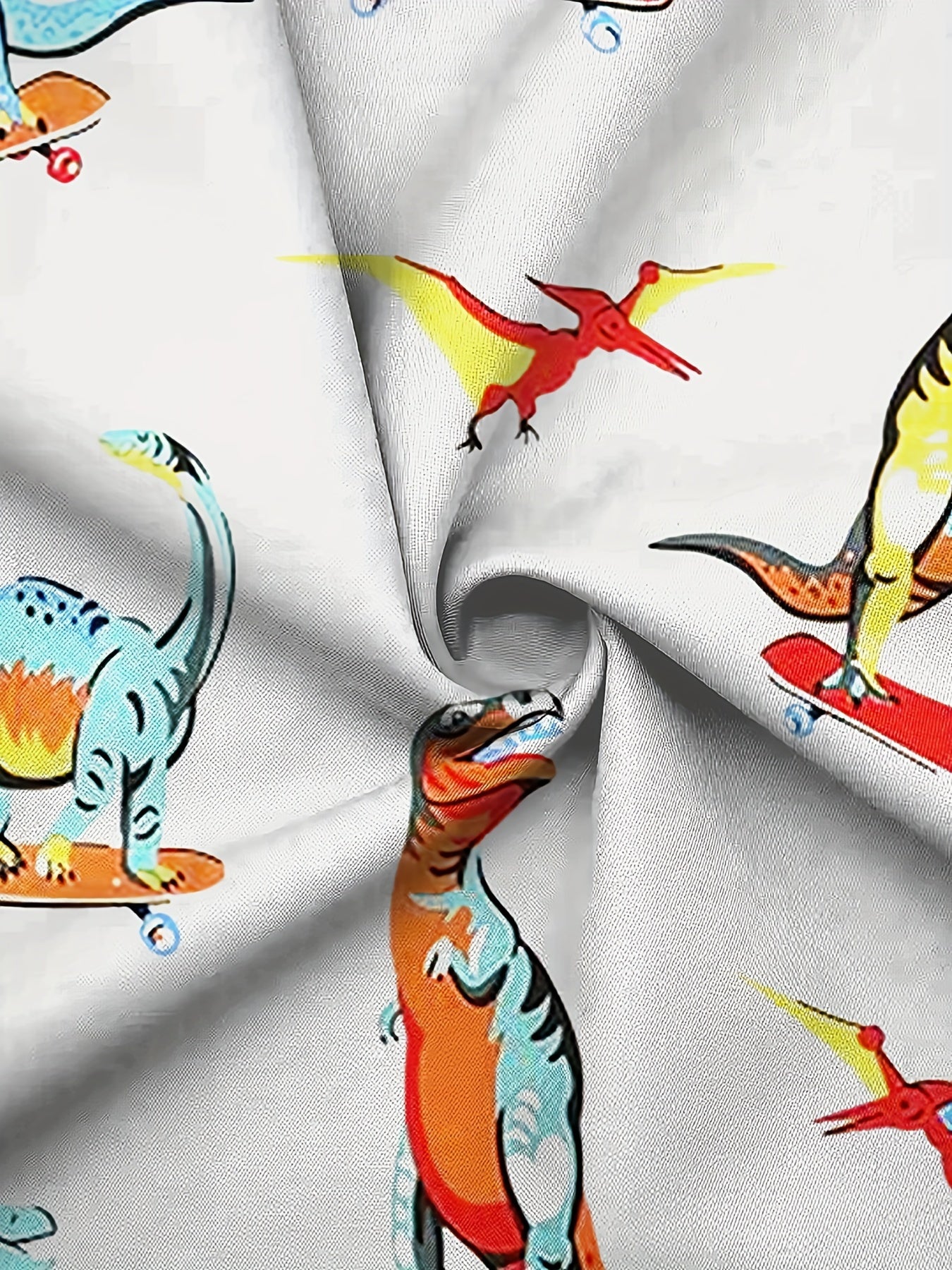 Cartoon Dino Graphic Hoodie Long Sleeve Pullover Spring Fall Sports Outdoor