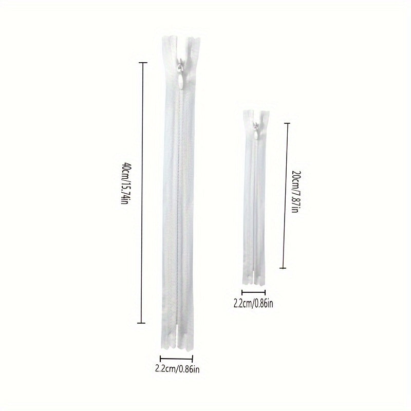 5pcs Nylon Invisible Zippers for Sewing Crafts