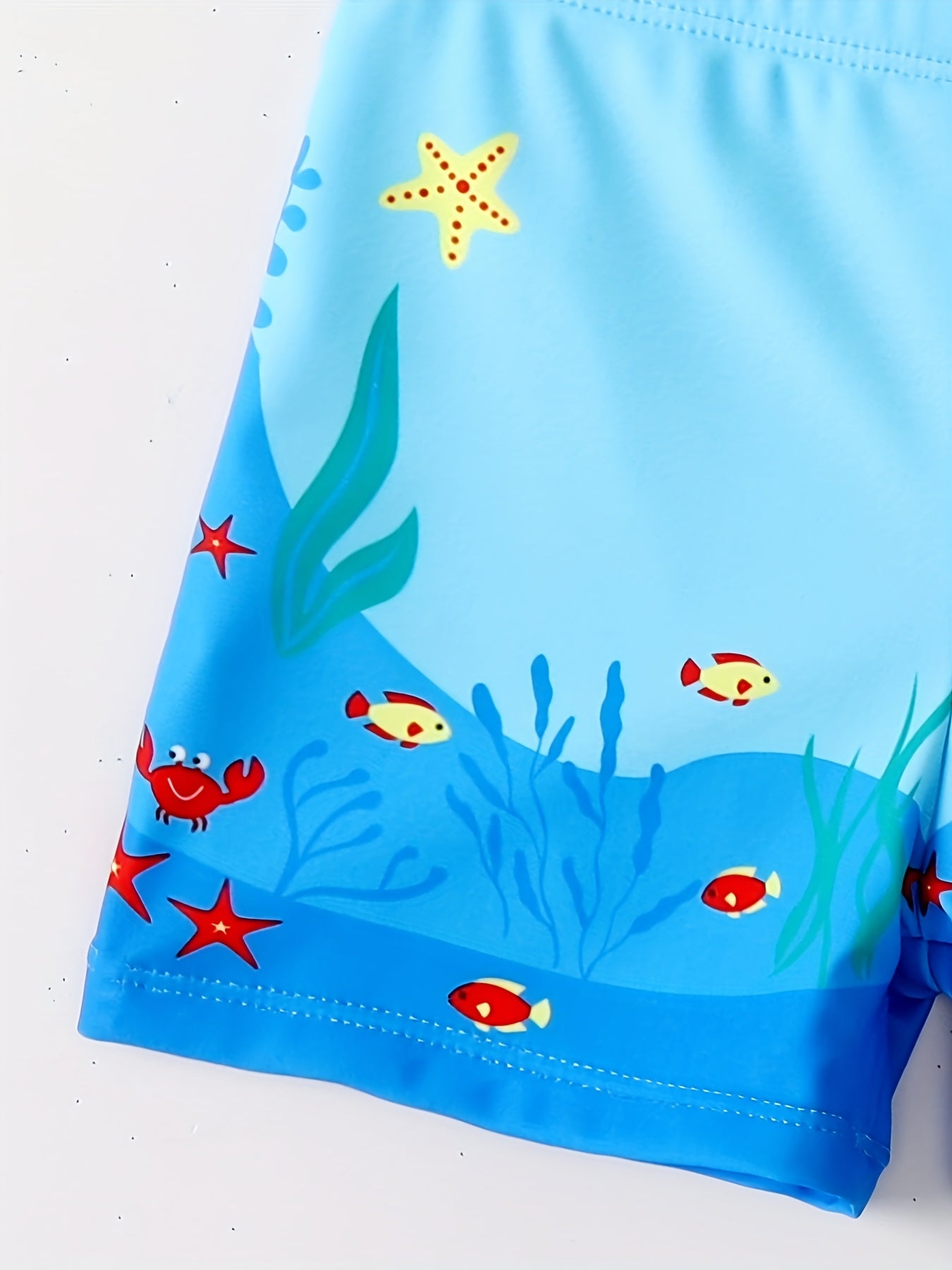 2-Piece Cartoon Print Swimsuit Set for Baby Boys