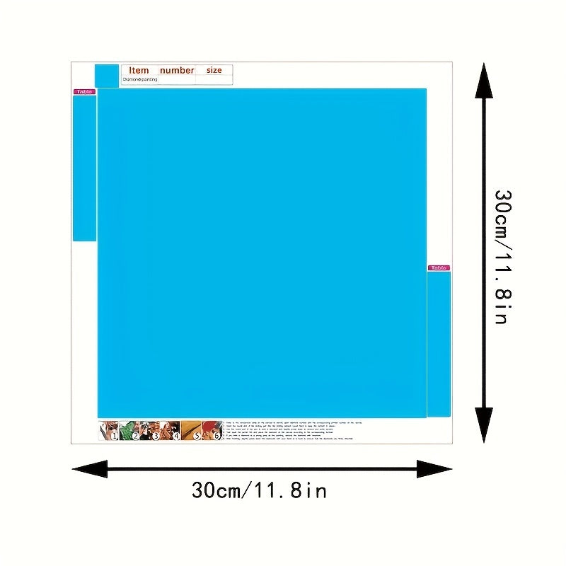DIY 5D Elephant Diamond Painting Home Gift 30x30 cm