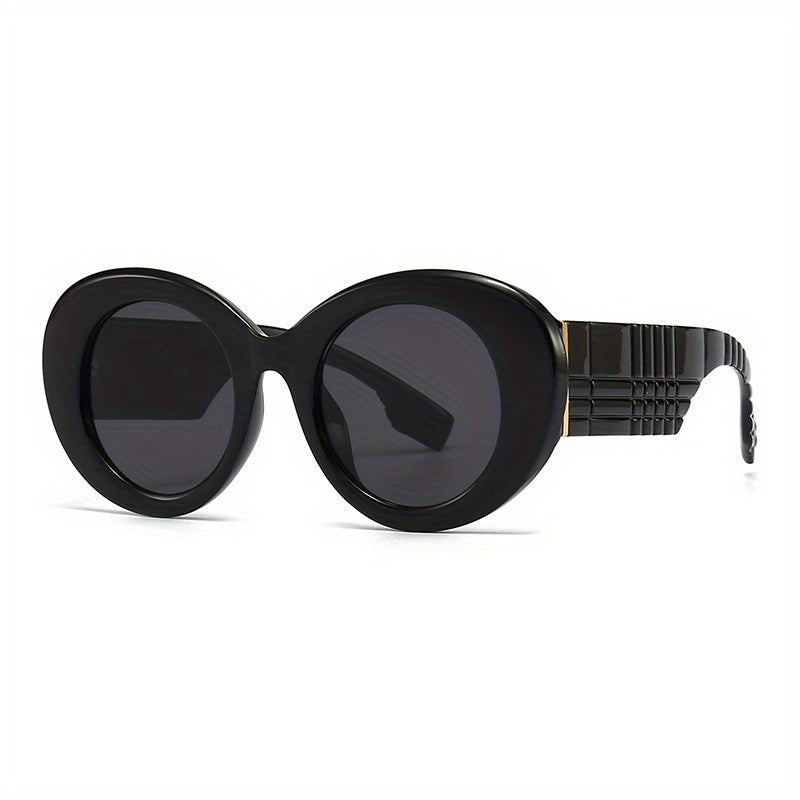 Men's Large Frame Tortoise Shell Round Sunglasses